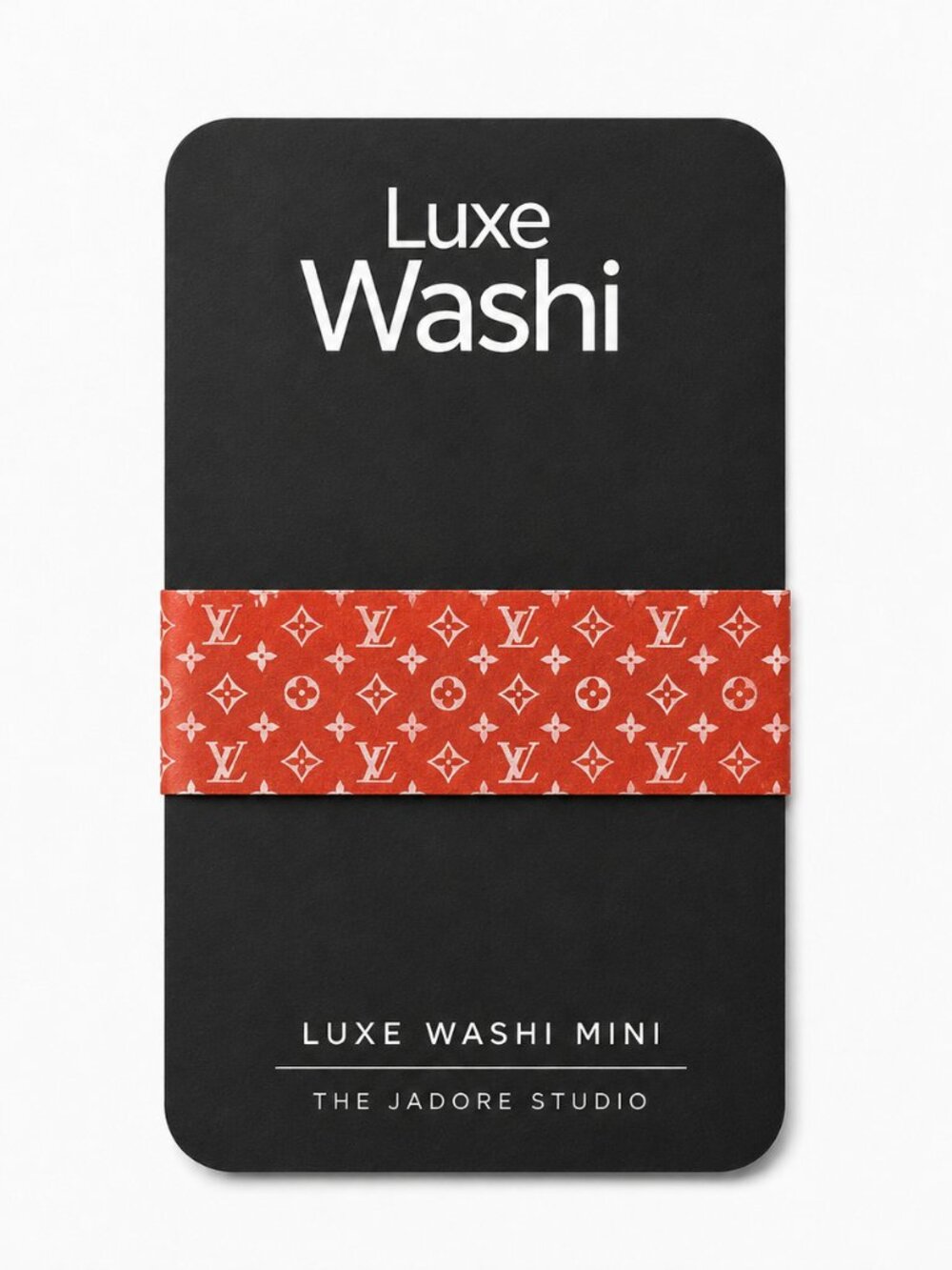 Louis Vuitton Washi Tape (Red Monogram) | Luxe Washi Mini